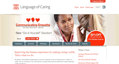 Desktop Screenshot of languageofcaring.com